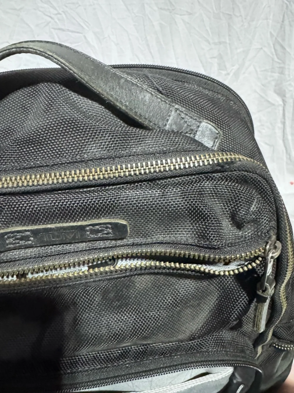 Tumi black camo laptop carry on backpack
